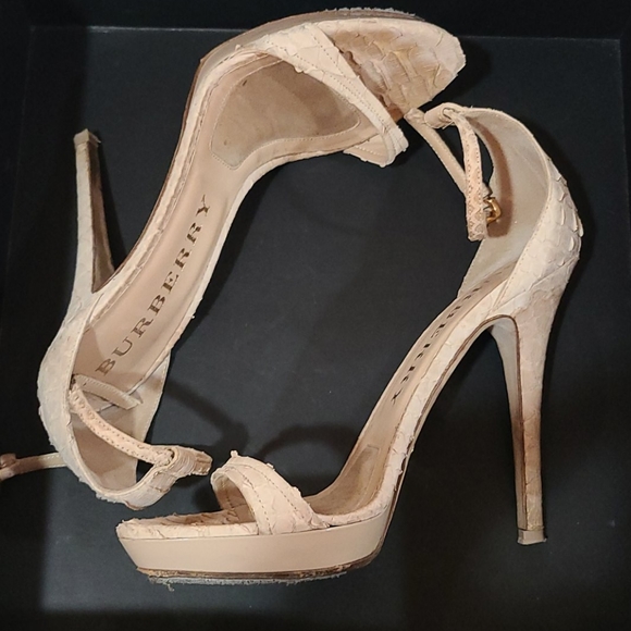 Burberry Python Platform Sandal - Picture 4 of 11